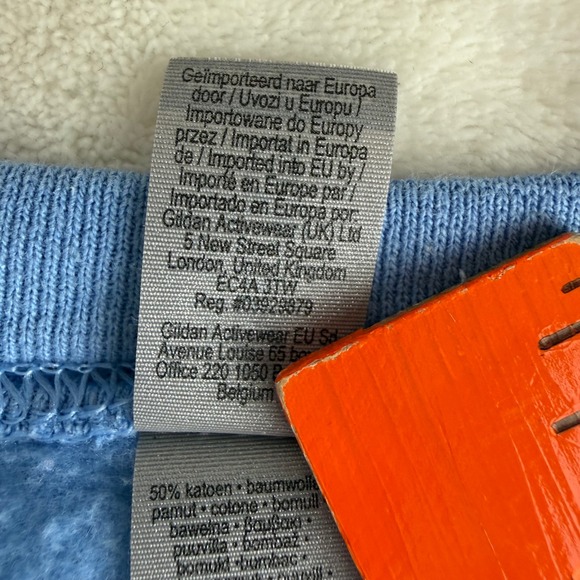 Jesus Religious Crewneck sweatshirt Large Blue Red Heart Gospel at a Glance - Picture 9 of 9